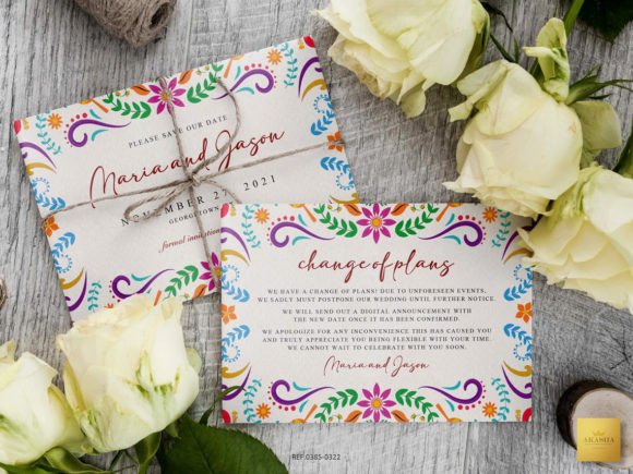 Download Mexican Theme Save the Date Card - Save Collection